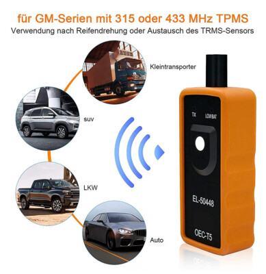 EL-50448 Auto TPMS RDKS Programmiergerät Werkzeug Anlernsystem Tool für OPEL GM