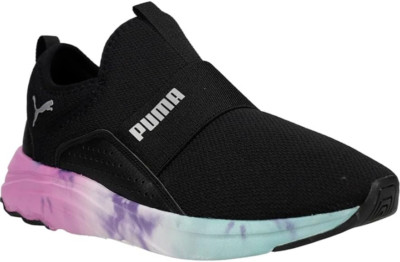 PUMA WOMENS SHOE BLACK SOFTRIDE SOPHIA SLIP ON 377207 01