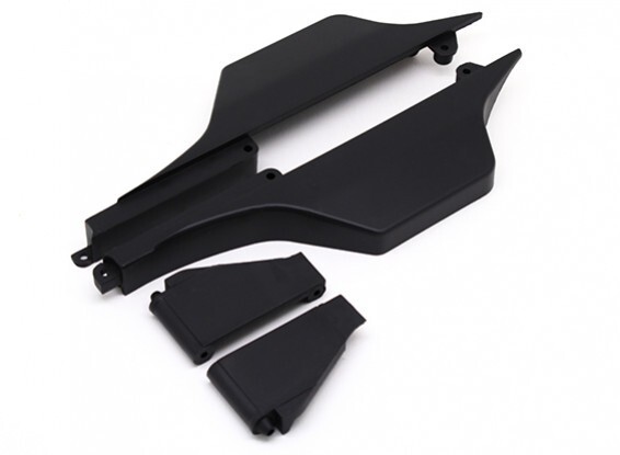 Chassis Mud Guard Set BSR Racing BZ-222 1/10 2WD RC Racing Buggy Hobbyking Part