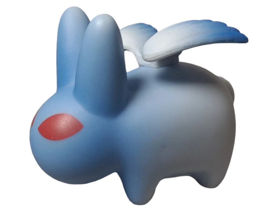 Kidrobot LORE OF THE LABBIT Mini Series BLUE MOTHMAN Mini Figure Frank Kozik - Image 2 of 3