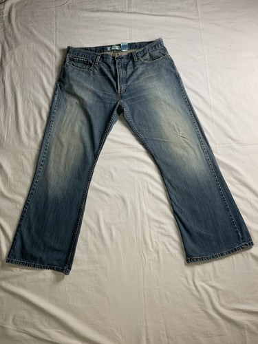 Levi 527 Low Boot Cut Jeans Sz 38x30 (Actual Meas 38x29) Distressed | eBay