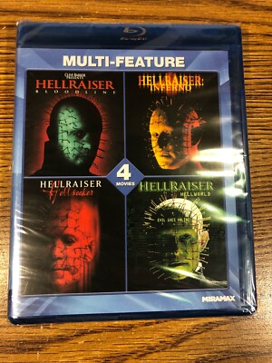 Hellraiser 4 Movie Collection Blu-Ray Bloodline Inferno Hellseeker