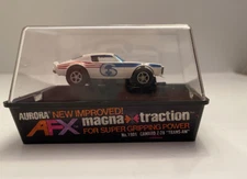 AURORA  AFX M/T #1901 CAMARO Z-28 T/A Whi/Rd/Bl Model Motoring