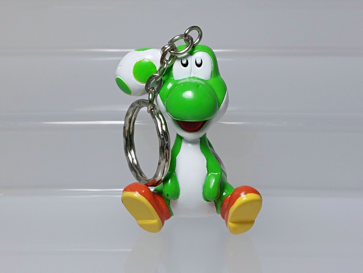Super Mario Yoshi's Island Green Yoshi Egg Keychain Figure