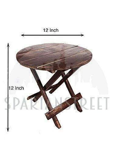 Wooden Folding Side Table/ Wooden Planter Side Table/ Wooden Small Wooden Gift - Image 4 of 4