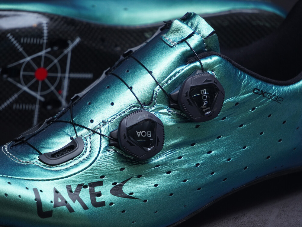 LAKE CX332 Roo Skin Cycling Shoes: Chameleon Green EU36-43