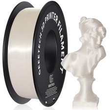 Geeetech 3D Printer Filament PLA Silk White 1.75mm 1KG Per Roll Consumables New