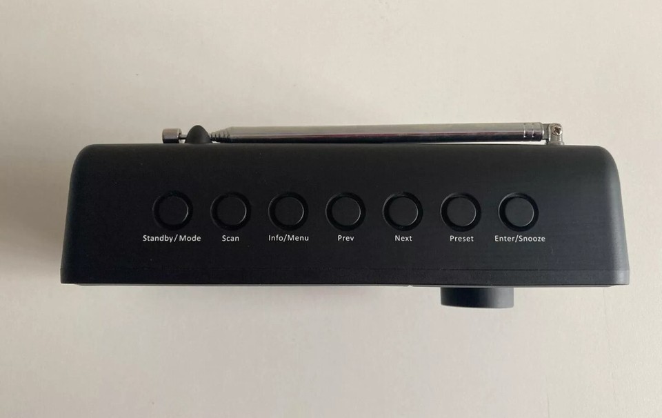 Goodmans DAB/FM Radio Alarm Clock Black ( Model 349746 ) eBay
