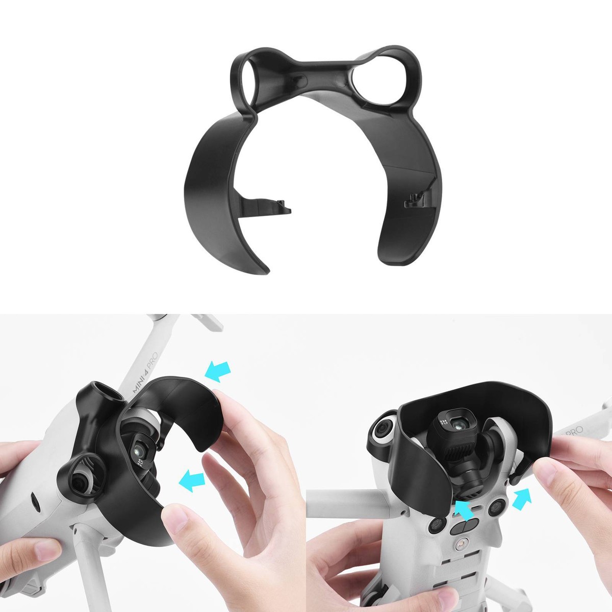 DJI Mini 4 Pro Camera Lens Protector Cover - Dustproof Translucent Lens Cap