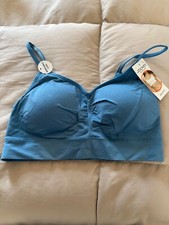 Jockey Modern Seamless Micro Stretch Cami Strap Bralette - 2402 - Sz-L Blue