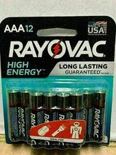 Rayovc AAA Alkaline Btteries 12-Pack