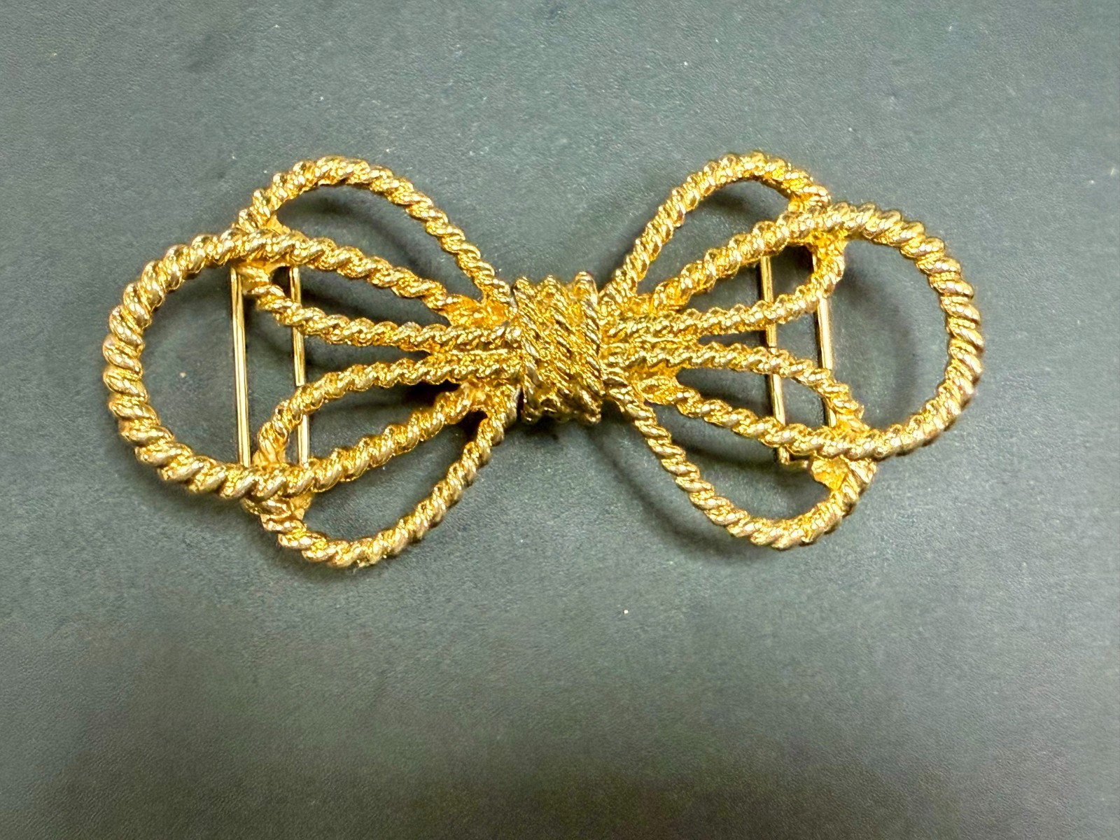 Knotted Bow Tie Dotty Smith Interlocking Two Piec… - image 12