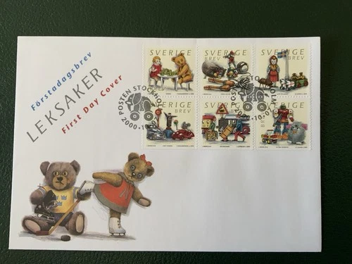 Sweden 2000 #2400 Toys - FDC