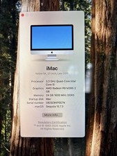 Apple iMac A1419 27" 3.3GHz i5 AMD R9 M395 2GB 26GB RAM 122GB SSD  2TB HDD