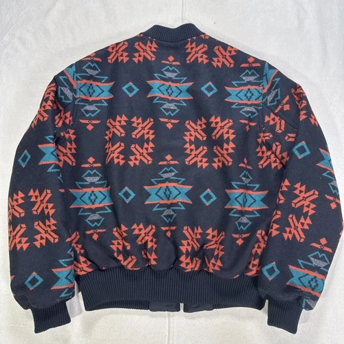 Marcelo Burlon x PENDLETON Wool Aztec Bomber NWT Sz XL Made In Italy image 11