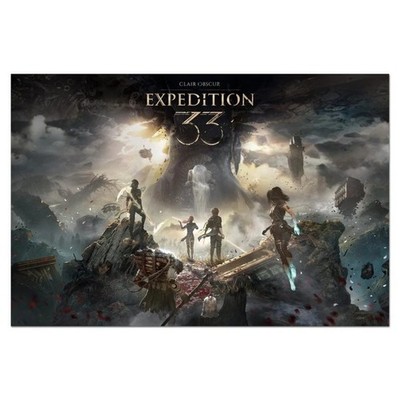 Clair Obscur Expedition 33 Game Poster Reprint Wall Art Home Decor