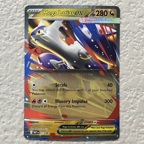 Mega Latias ex Black Star Promo 011 Me: Mega Evolution Promo (MEP) NM