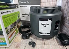 Premier Pet GIF00-16917 Wireless Dog Fence System OPEN BOX NEW