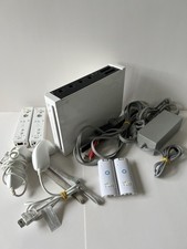 Nintendo Wii Console RVL-001 Bundle 2 Controller  2 Nunchuck  Motion  Tested
