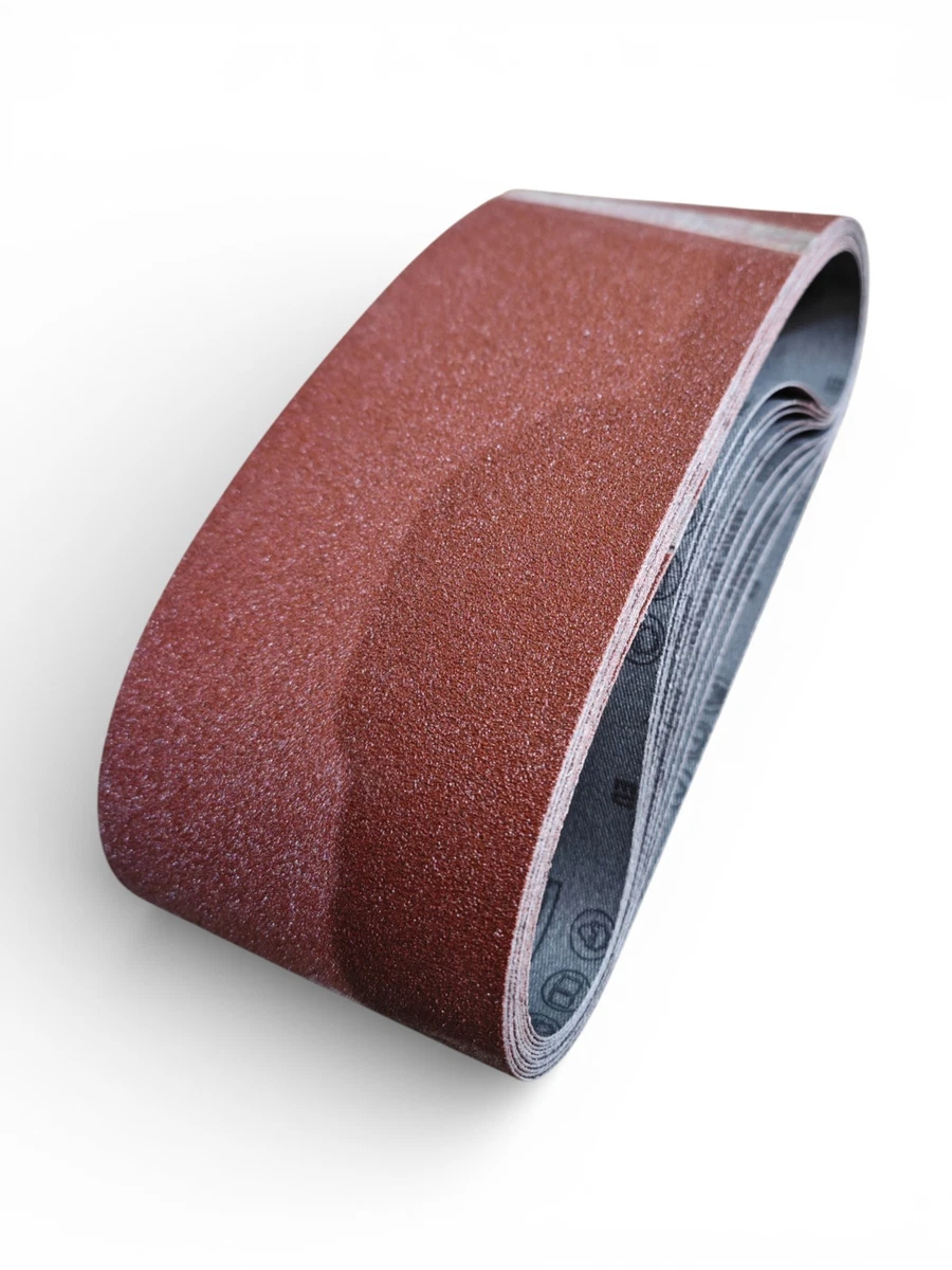 kwb Schleifbänder 100x560 mm aus Edelkorund mit den Körnungen 80, Spezialverleimung und flexibles Baumwollgewebe für den groben Schliff von Holz und Metall kwb Schleifbänder 100x560 mm aus Edelkorund mit den Körnungen 80, Spezialverleimung und flexibles Baumwollgewebe für den groben Schliff von Holz und Metall