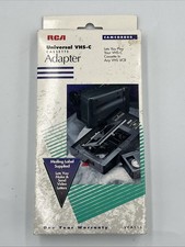 Universal VHS-C Cassette Adapter-VCR RCA VCA115