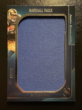 2025 Silhouette Marshall Faulk Jumbo Memorabilia /99 #JM-MFK (MEM)