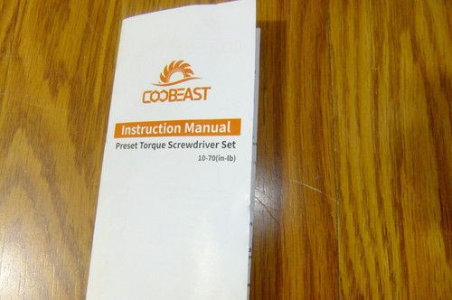 coobeast 49 Pcs Torque Screwdriver 10-70 Inch Pound Torque Screwdriver Set wi... - Afbeelding 6 van 7