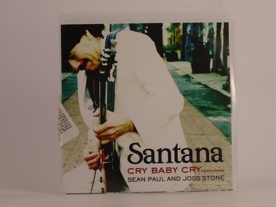 SANTANA FT SEAN PAUL AND JOSS STONE CRY BABY CRY (E76) 1 Track Promo CD Single i