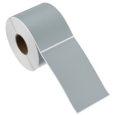 500Pcs Rectangular Color Coding Labels, 5"x3" Labels Sticker Roll, Silver