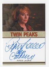 Piper Laurie as Catherine TWIN PEAKS Archives 2019 Autograph Card Inscription