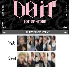STRAY KIDS SKZ DO IT POP-UP STORE LUCKY DRAW EVENT 1ST, 2ND Official Photocard