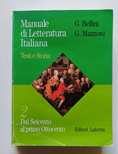 MANUALE DI LETTERATURA ITALIANA, vol. 2, Bellini Mazzoni, Laterza 1999.