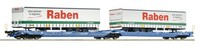 Roco 6600117 Spur HO VTG Doppeltaschen-Gelenkwagen T3000E Ep.6