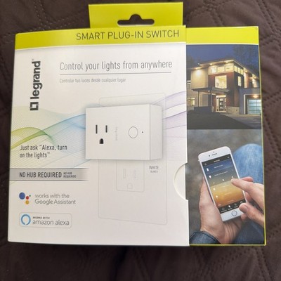 Legrand Smart Plug-In - Switch White No Hub Required  *SEALED*