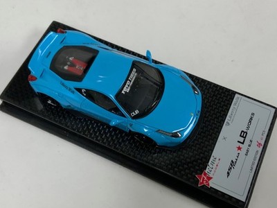 1/43 Fuel Me Models Ferrari 458 Italia LBWK Liberty walk Baby Blue