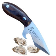 Brew Shucker, Oyster Shucking Knife with Bottle Opener, Handmade & Profession...