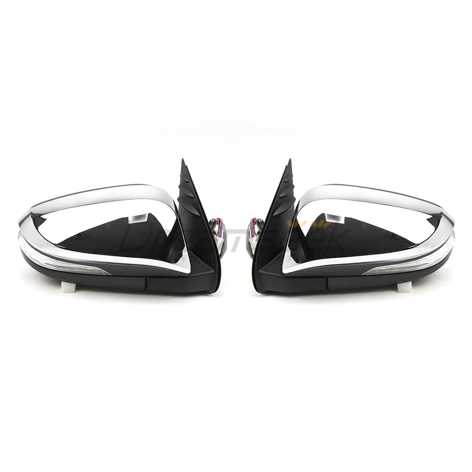 Pair Side Door Wing Mirror For Toyota Hilux Revo 2015-2023 W/ Turn Signal 5 Pin - Imagem 3 de 4