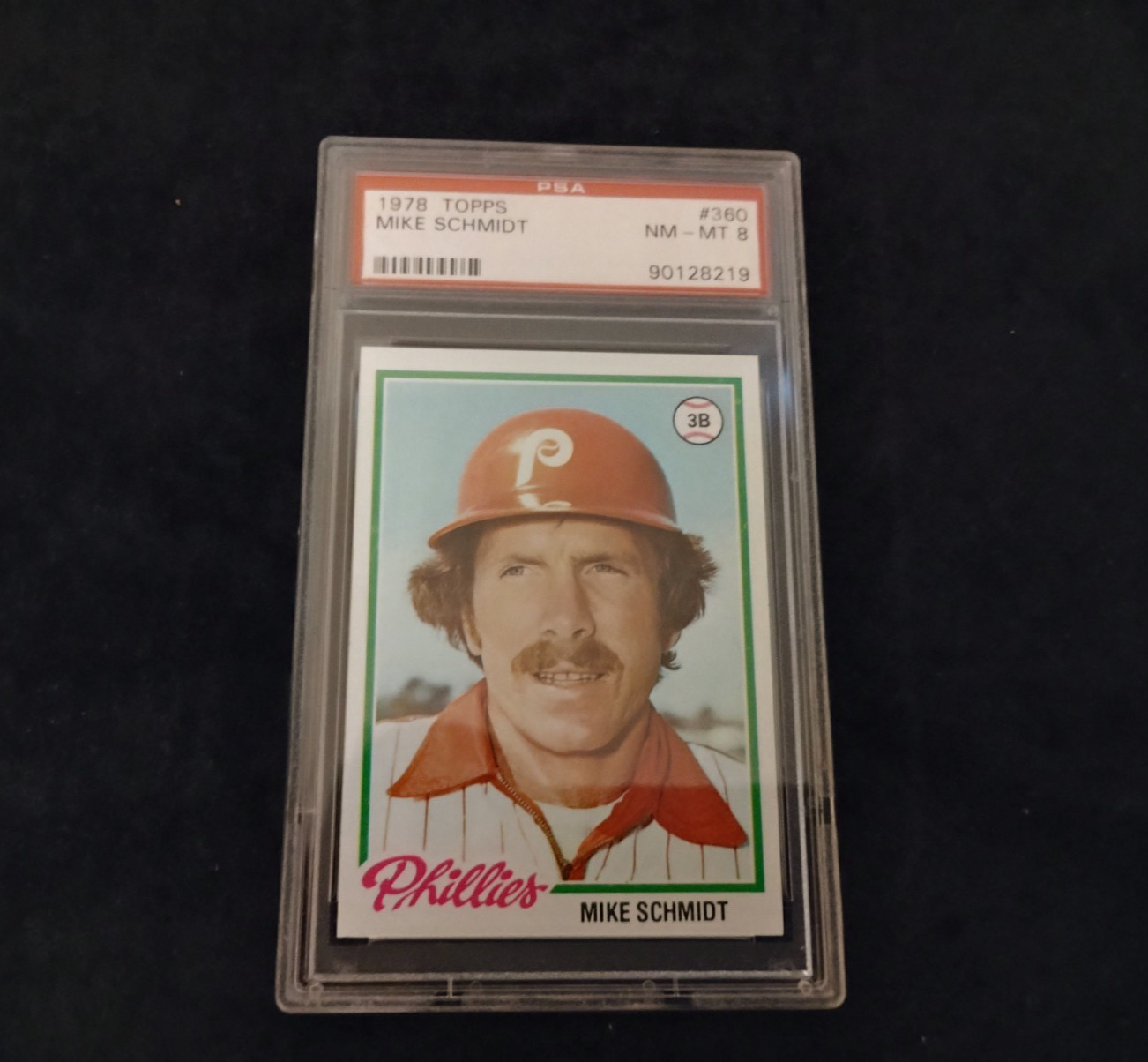 MIKE SCHMIDT 1978 TOPPS BASEBALL CARD #360 PSA 8 NM-MT GRADED HOF PHILLIES