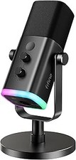 FIFINE USB/XLR Dynamic Microphone for Podcast Recording, PC Computer Gaming Stre