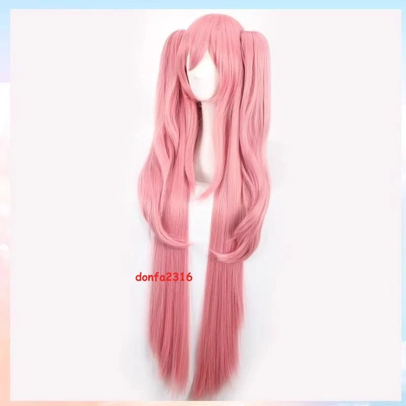 Аниме Seraph конца Krul Tepes косплей розовый парик Хэллоуин шиньон подарок - Изображение 4 из 4