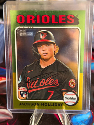 Topps 2024 Heritage High Number Jackson Holliday RC Chrome /699 #692 Orioles