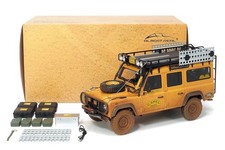 Almost Real Land Rover Defender 110 Rally Camel Trophy 1993 Dirty Version 1:18 ALM810309