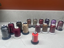 Floriani Machine Embroidery Thread Lot of 10 New Sealed 5 Spools Mixed Colors