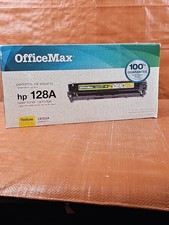 Office Max HP 128A Yellow LaserJet Toner Cartridge CE322A -