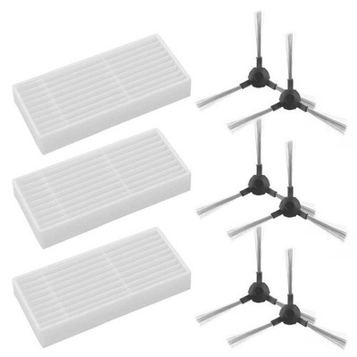 Seite Pinsel +Filter Kit Satz Für Proscenic 790T Roboter Staubsauger Zubehör