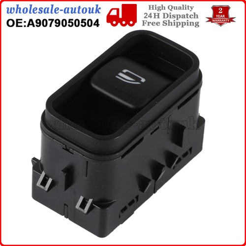Window Switch Front Passenger Side for Mercedes-Benz Sprinter 2.7 A9079050504 - Picture 8 of 9