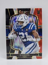 DJ Giddens RC Colts 2025 Select Premier ⬛️🟥 Black & Orange Shock Prizm #131 
