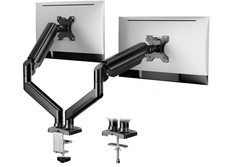Dual Monitor Arm Desk Mount for 17 to 32 Inch Curved Flat 54% Off