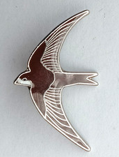Swallow Swift Bird Nature Enamel Lapel Pin Badge.   EB4-7