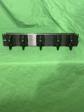 Siemon WM-144-5 19” Rack Mount Horizontal Cable Manager 2U w/ 5 D-Rings – Black